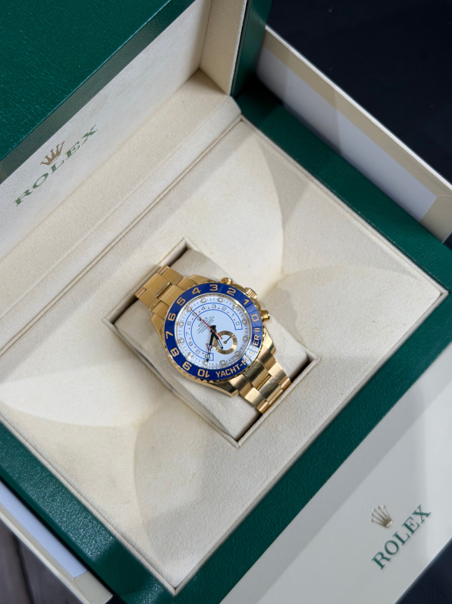 Rolex Yacht-Master II – 44mm Yellow Gold (2016) full set