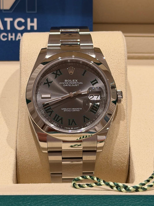 Rolex Datejust 41 “Wimbledon” Ref. 126300 – 2025 Full Set