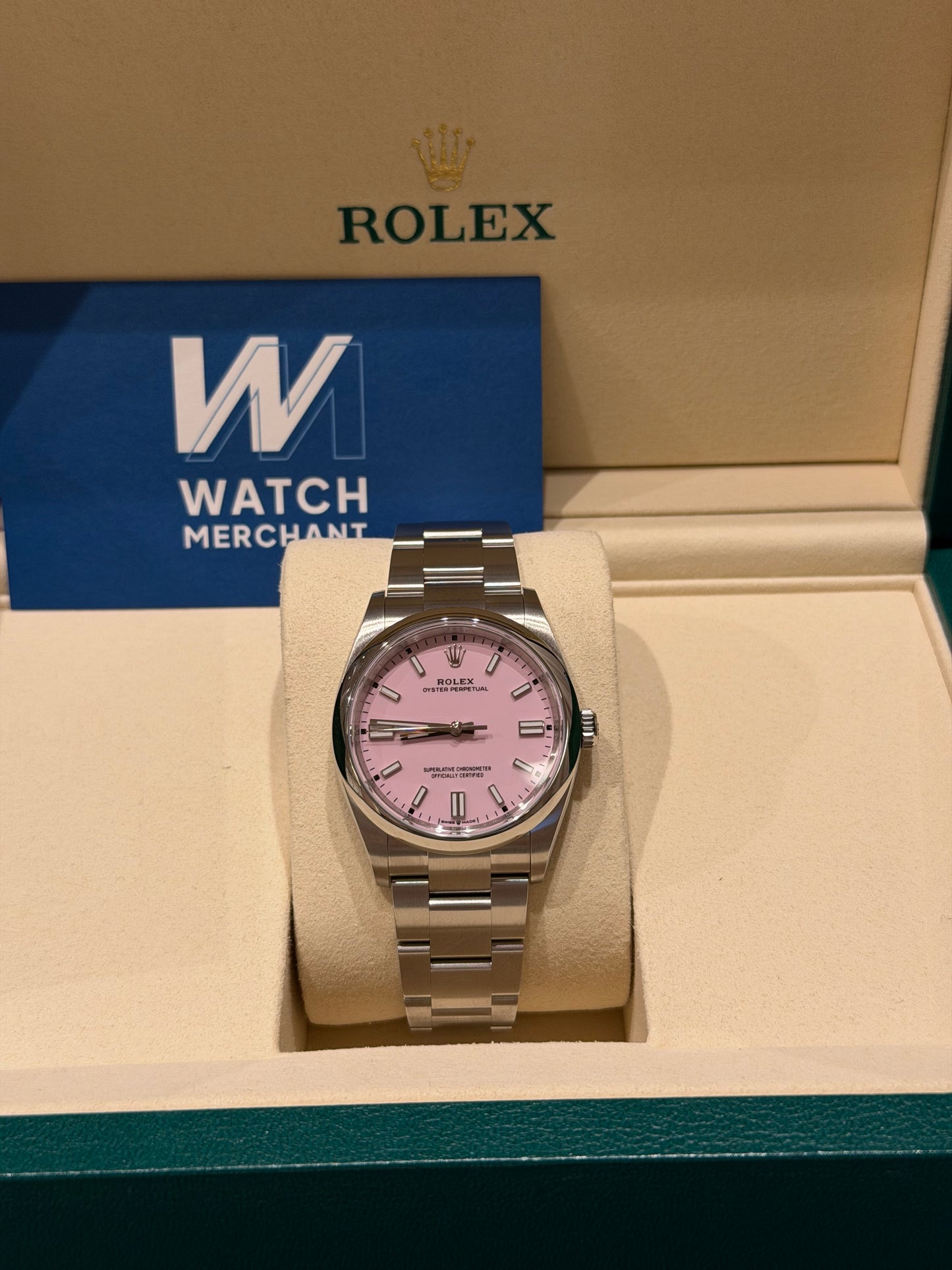 Rolex Oyster Perpetual 36 “Candy Pink” 2026 full set new