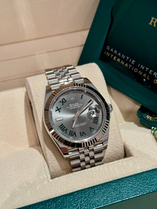 Rolex Datejust 41 – 126334 (2025) Wimbledon dial  – Full Set