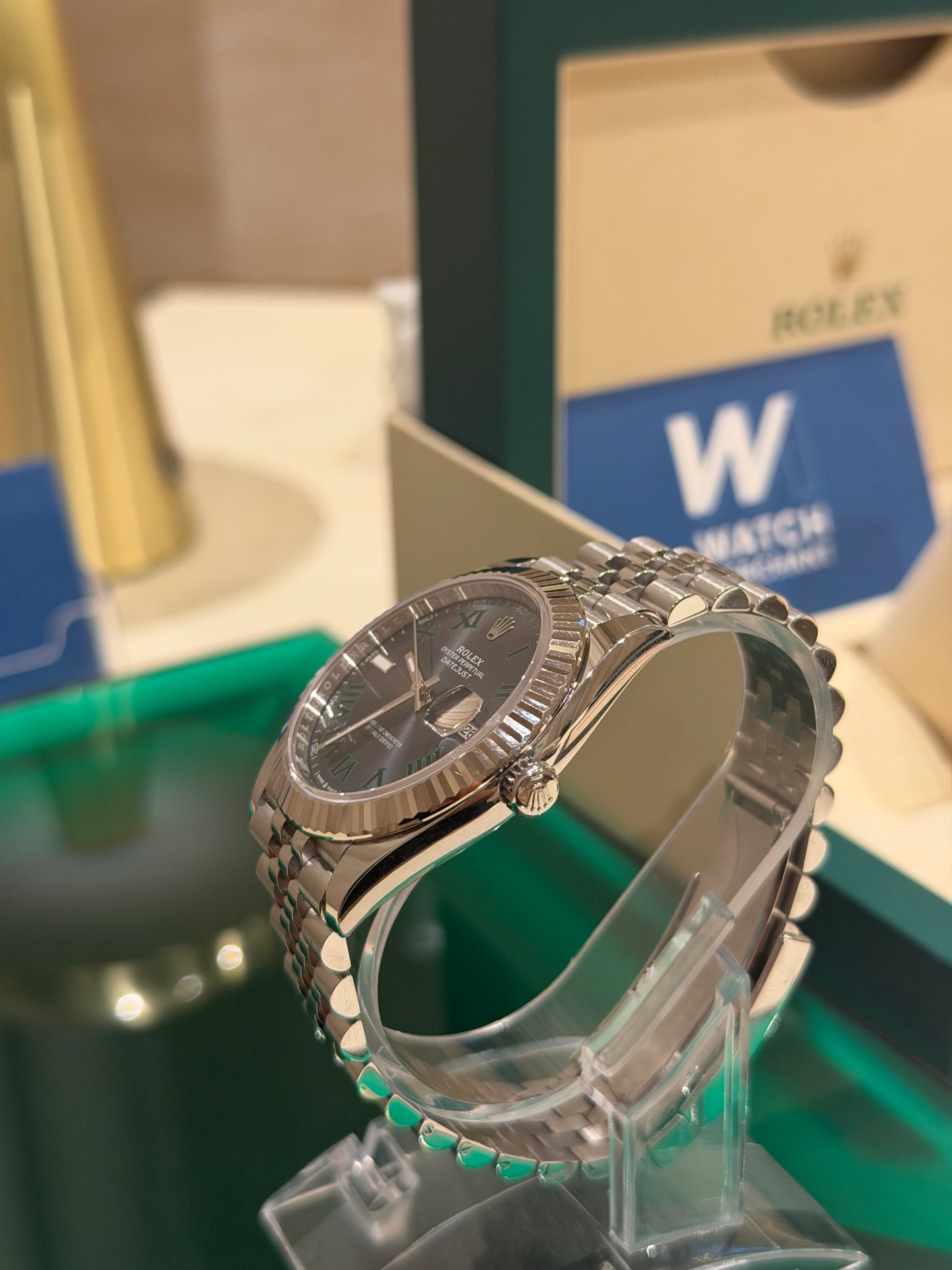 2025 Rolex Datejust 41 Wimbledon Dial 126334 Jubilee – Mint Condition Full Set