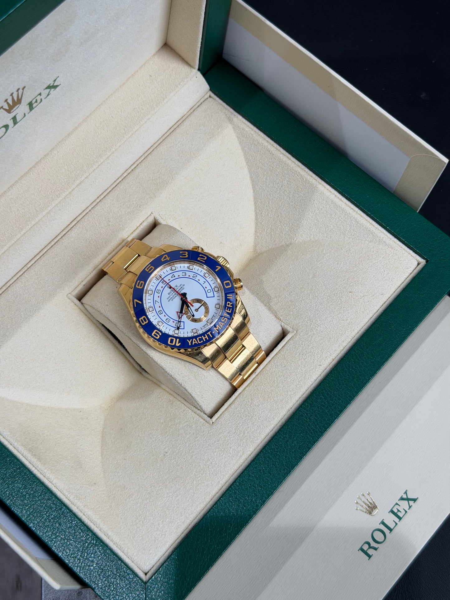 Rolex Yacht-Master II – 44mm Yellow Gold (2016) full set