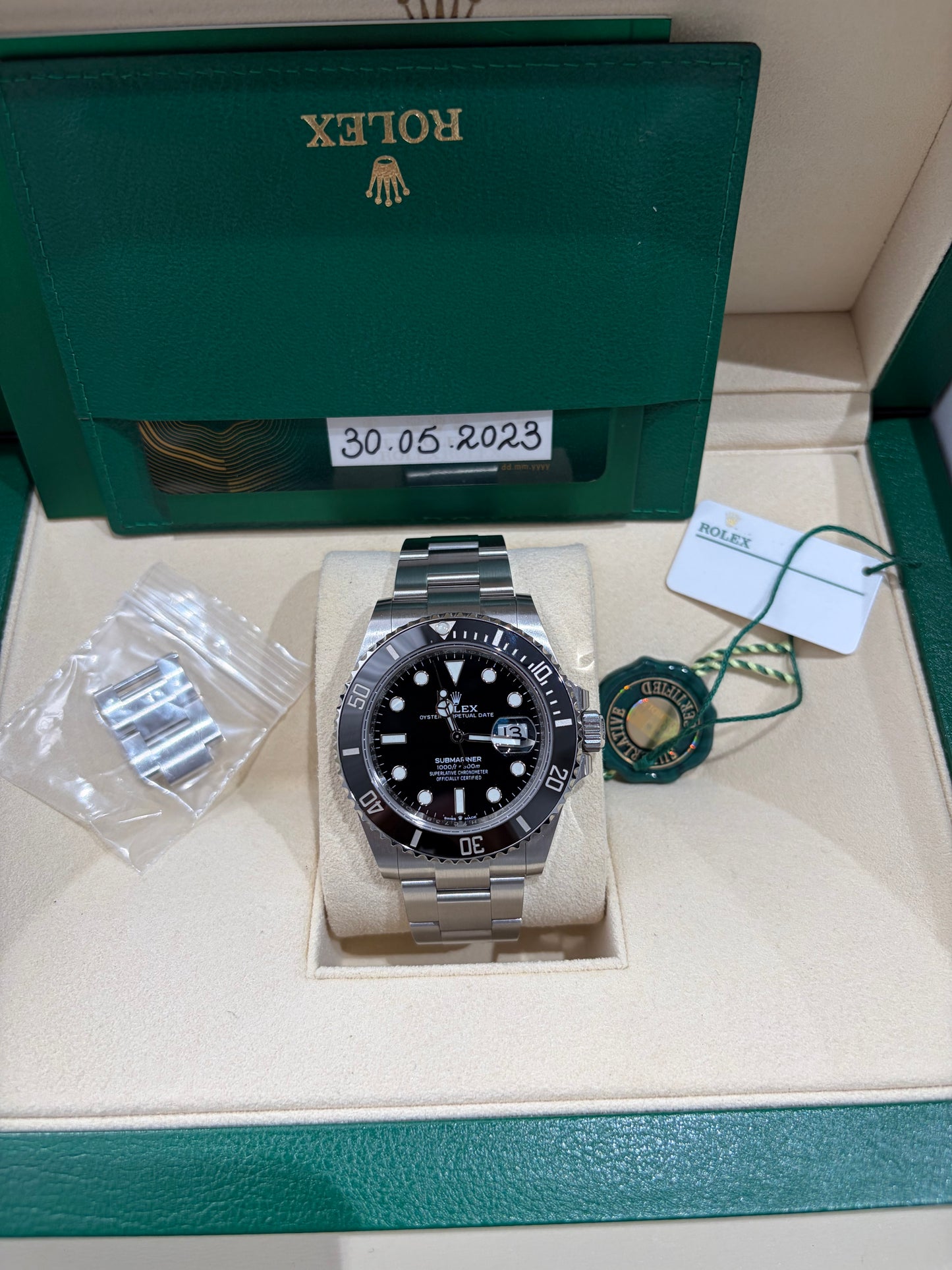Rolex Submariner Date – 126610LN (2023) Black Dial – Full Set